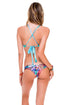 Luli Fama Gorgeous Chaos Water Trim Trimmed V-Top